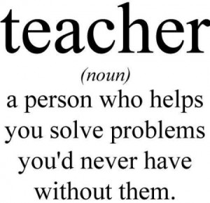 teacher - problem solver