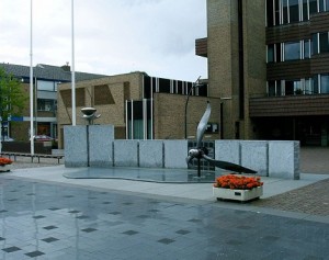 Het vliegersmonument in Dronten