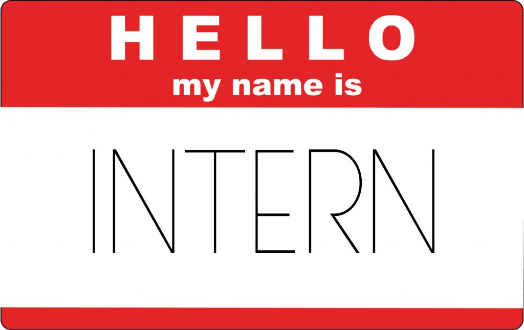 Intern is my middle name