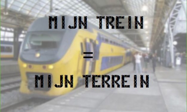 Mijn trein = mijn terrein