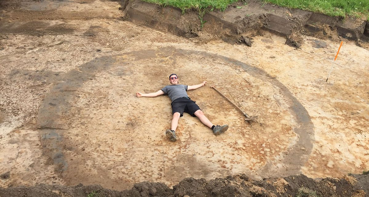 Eerstejaarsstudenten Archeologie gaan los in Oss